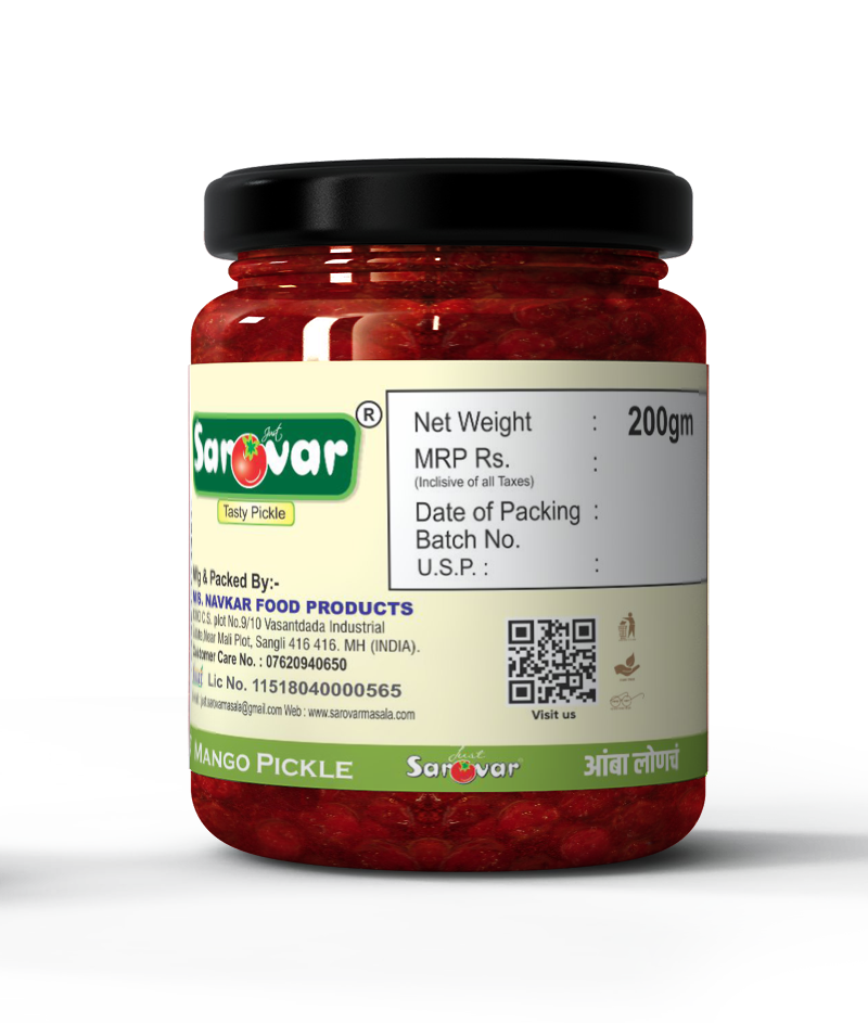 Just Sarovar Mango Pickle | Aam ka Achar – 200 gm