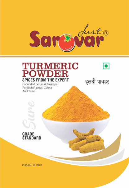 Just Sarovar Turmeric Powder, Premium Grade Standard, Product of India