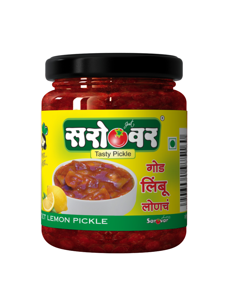 Sarovar Sweet Lemon Pickle | God Limbu Loncha