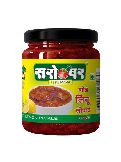 Sarovar Sweet Lemon Pickle | God Limbu Loncha