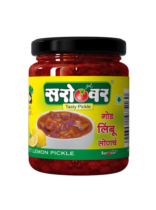 Sarovar Sweet Lemon Pickle | God Limbu Loncha