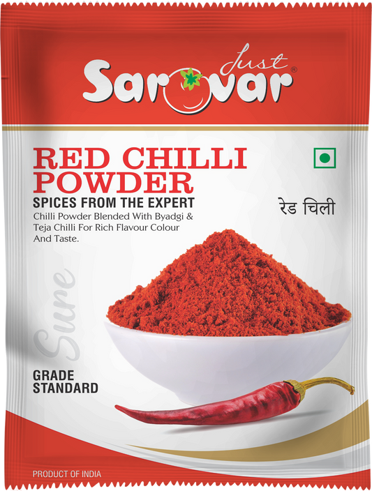 Just Sarovar Red Chilli Powder with Byadgi & Teja Chilli, Grade Standard, Product of India