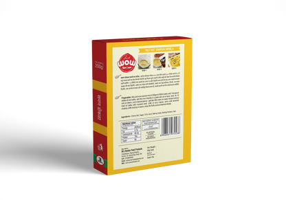 Just Sarovar Khaman Dhokla Instant Mix, 100% Vegetarian, 200g, 3-Step Preparation