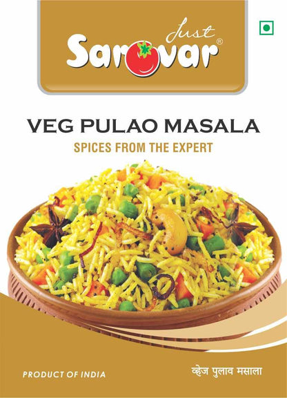 Veg Pulao Masala | Aromatic Spice Blend for Vegetable Rice | Pure & Natural
