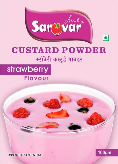 Just Sarovar Mango Flavoured Custard Powder, Product of India