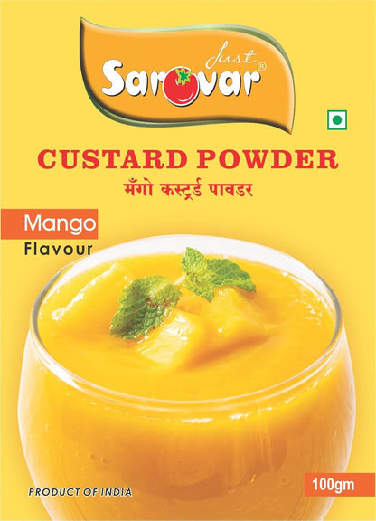 Just Sarovar Mango Flavoured Custard Powder, Product of India