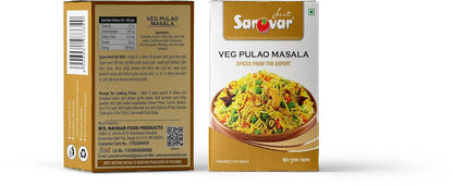 Veg Pulao Masala | Aromatic Spice Blend for Vegetable Rice | Pure & Natural